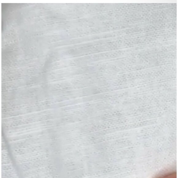 Cousin The Label White Tiered Linen & Viscose Sleeveless Dress With Adjustable S - Picture 13 of 13